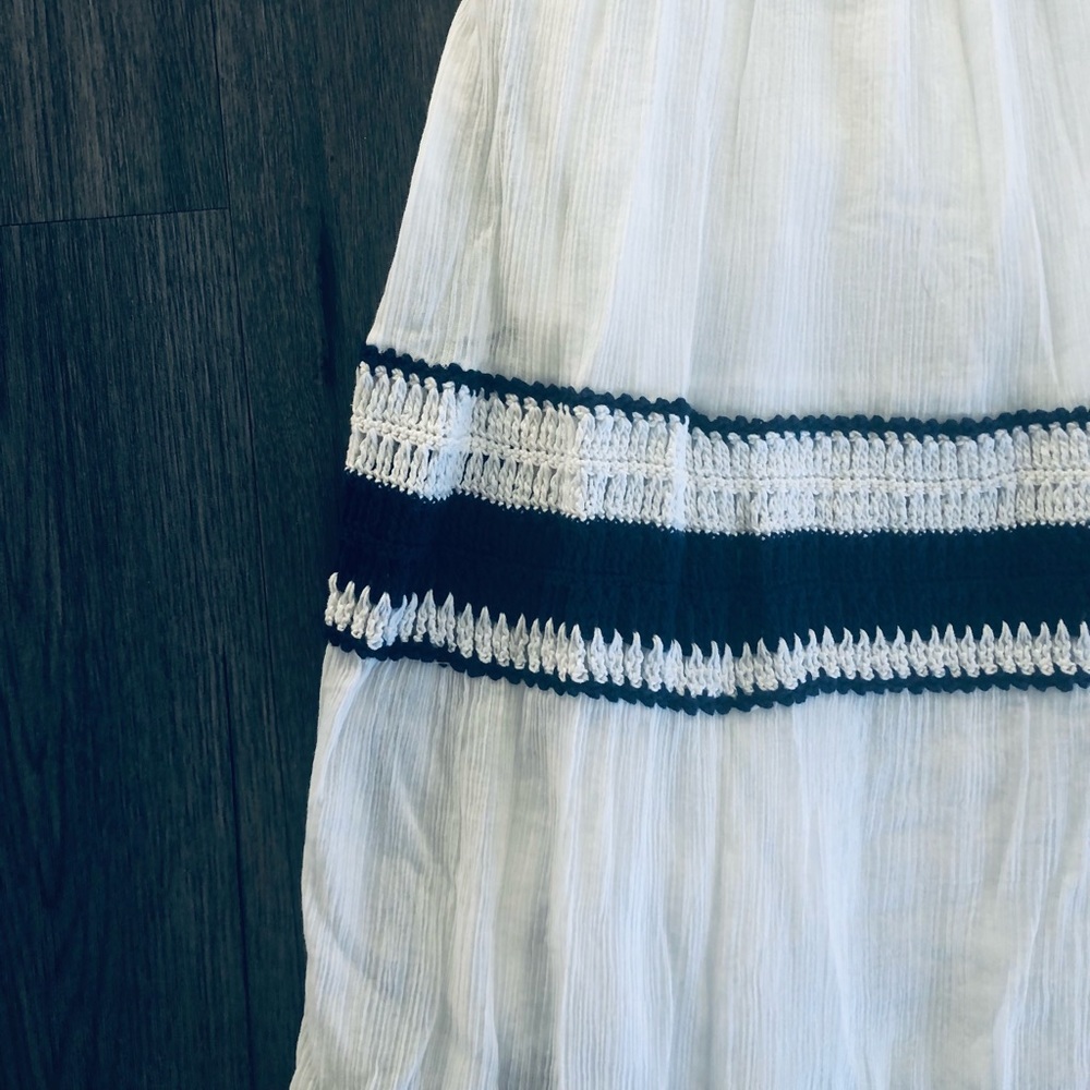 Calypso St. Barth Navy and White Maxi Dress in EUC - Picture 7 of 11